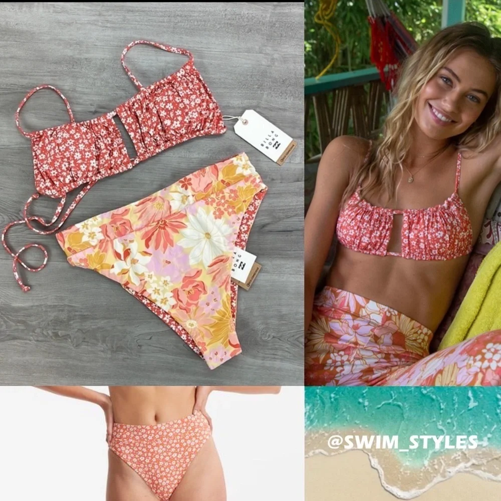 ☀️BILLABONG☀️ MADE FOR DAZE ALINA MADE FOR DAZE RISE BIKINI SET